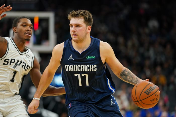 Luka Doncic, Dallas Mavericks, San Antonio Spurs